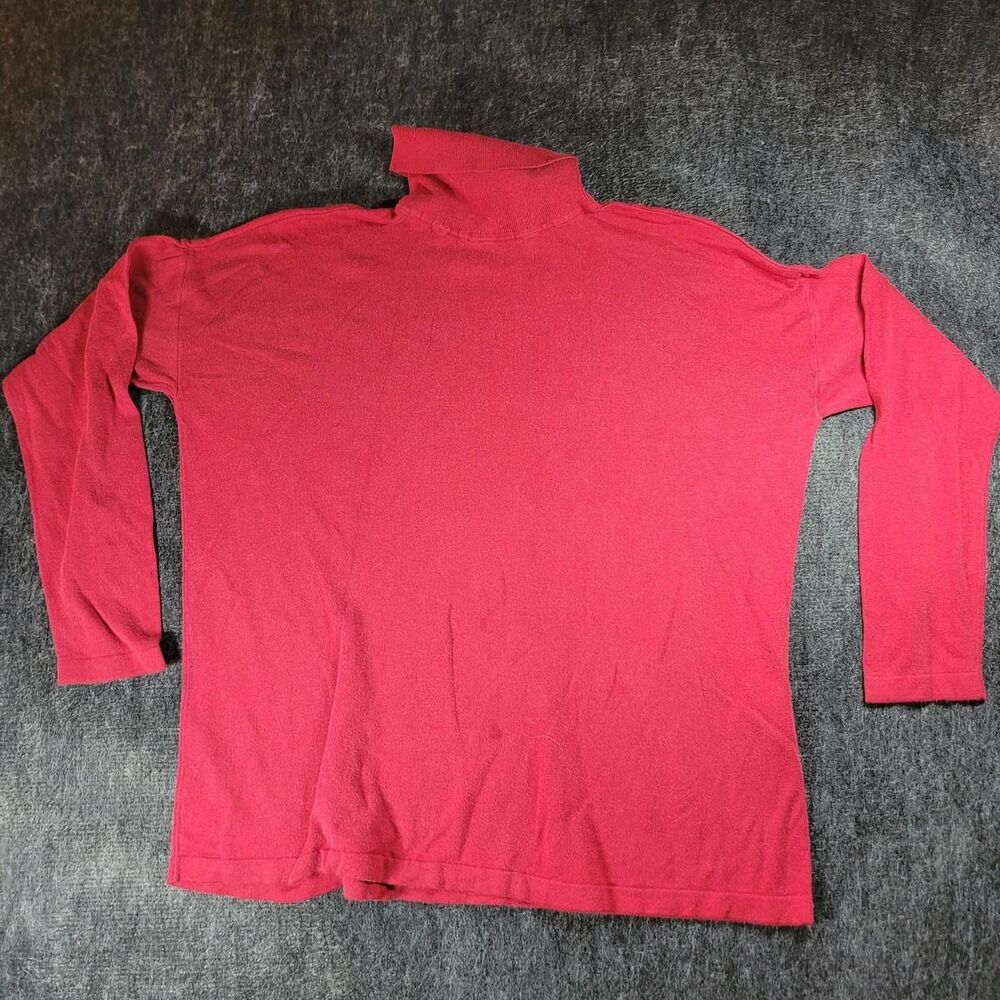 J-jill Women's Red and Pink Jumper